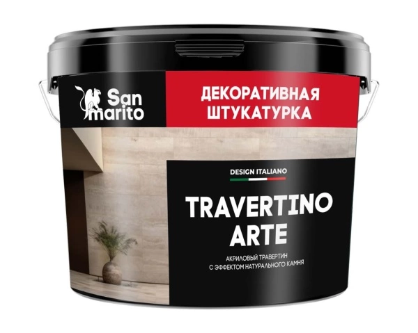 Штукатурка San Marito Travertino Arte Z232NK25 декоративная (25 кг), шт