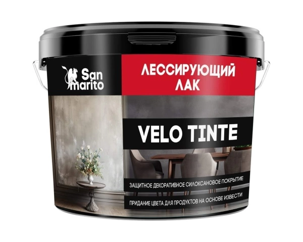 Лак San Marito Velo Tinte Z224NL01 лессирующий (1 л), шт