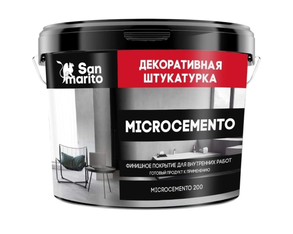 Микроцемент San Marito Microcemento 200 Z231NK05 декоративная (5 кг), шт