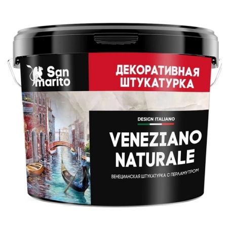 Штукатурка San Marito Veneziano Naturale Oro Bianco Z214CK03 декоративная (3 кг), шт