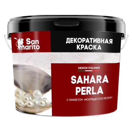 Краска San Marito Sahara Perla Z124NK01 декоративная с эффектом искрящегося песка (1 кг), шт