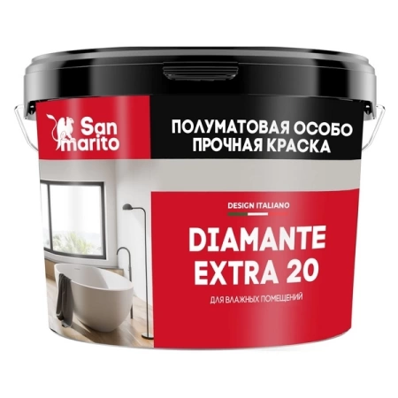 Краска San Marito Diamante Extra 20  Z132CN27 полуматовая особо прочная база C (2,7 л), шт