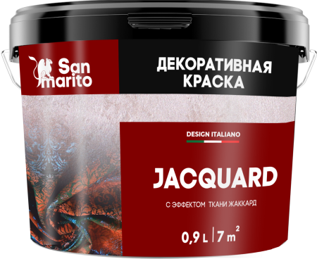 Jacquard, декоративная краска с эффектом ткани жаккард